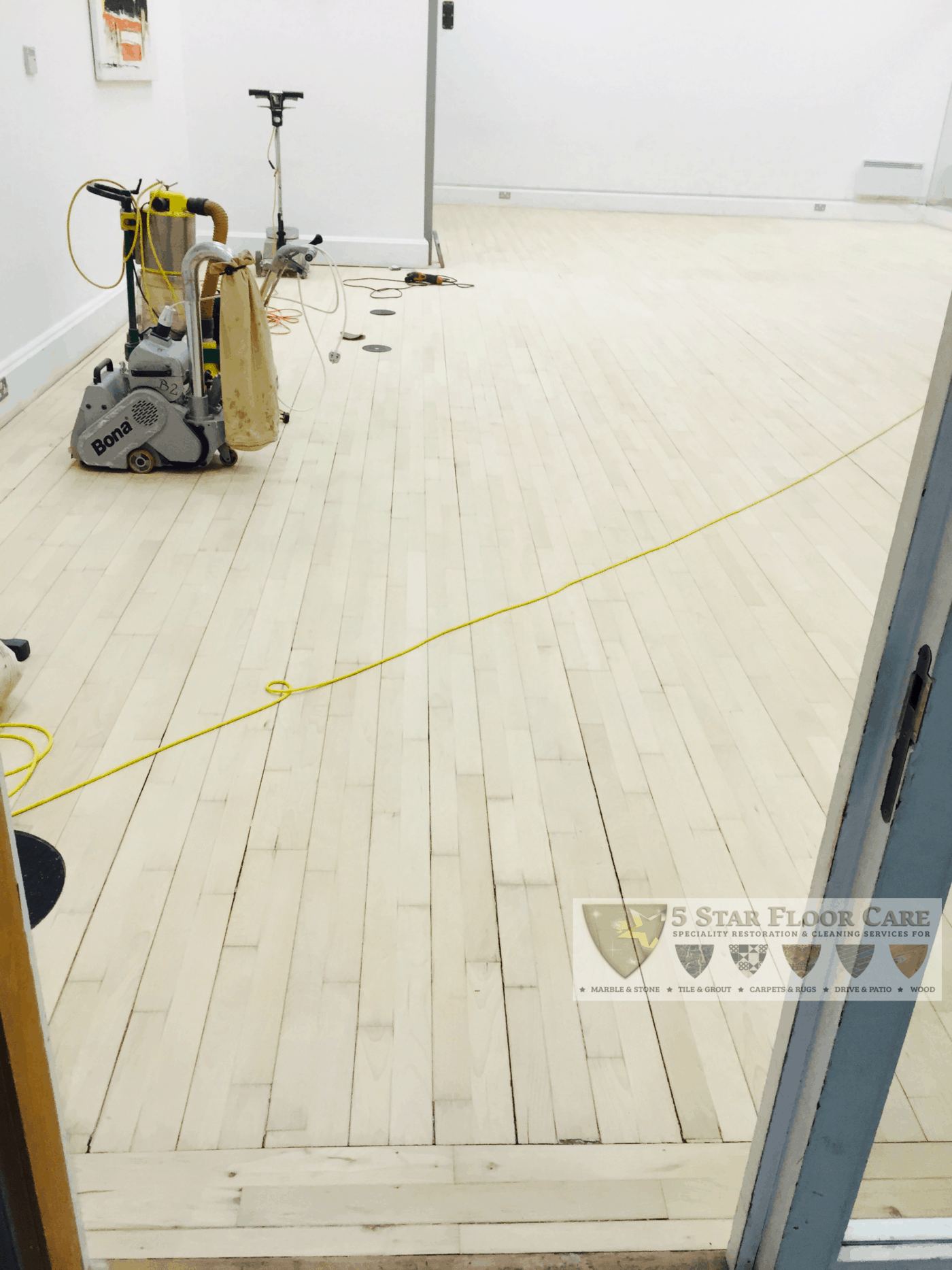 shool hall floor sanding and restoration