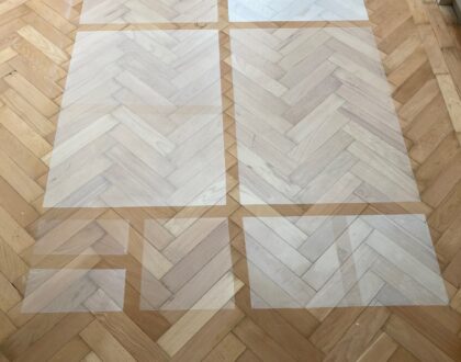 Whitewashed Wooden Floors