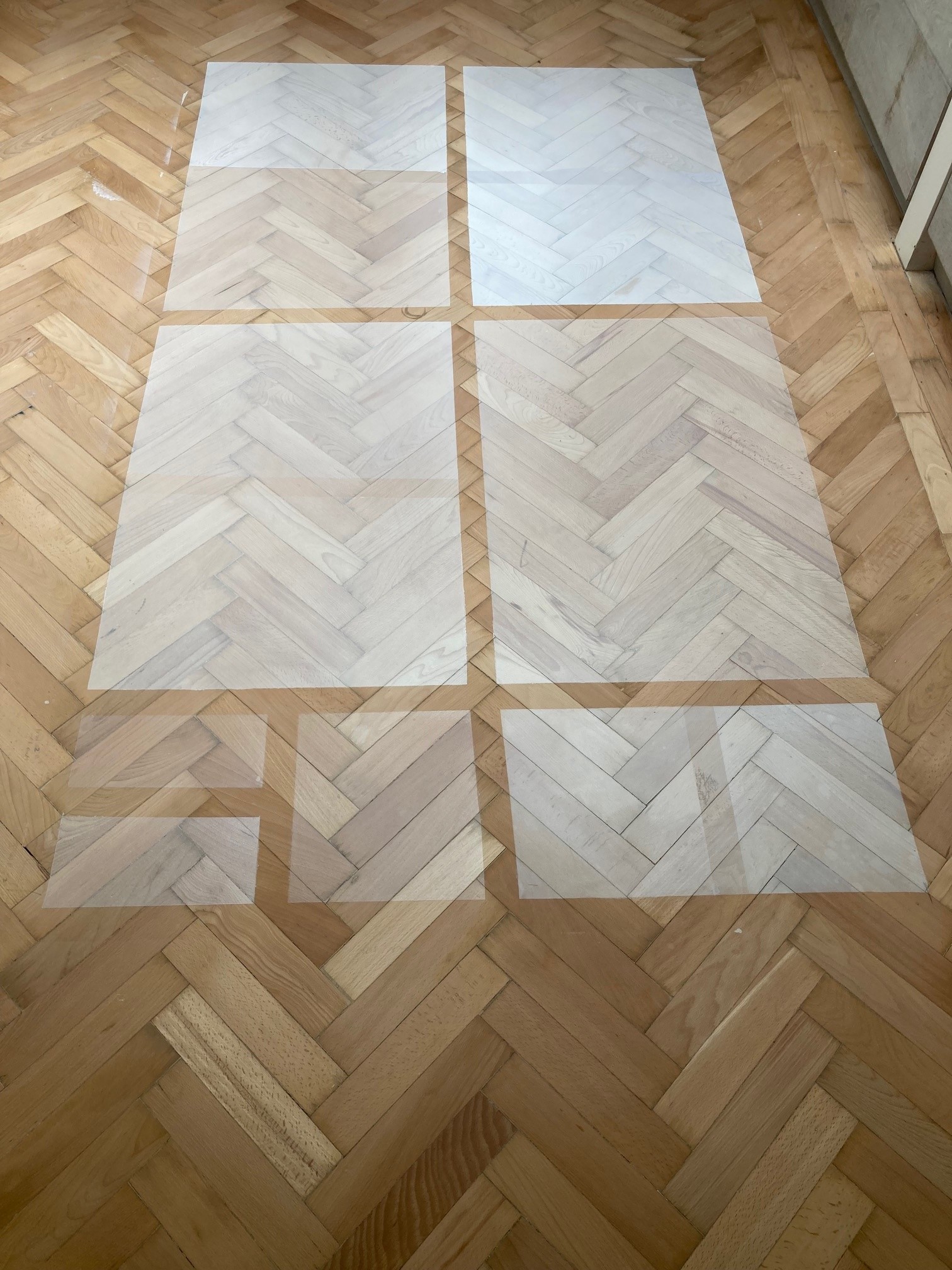 Whitewashed Wooden Floors
