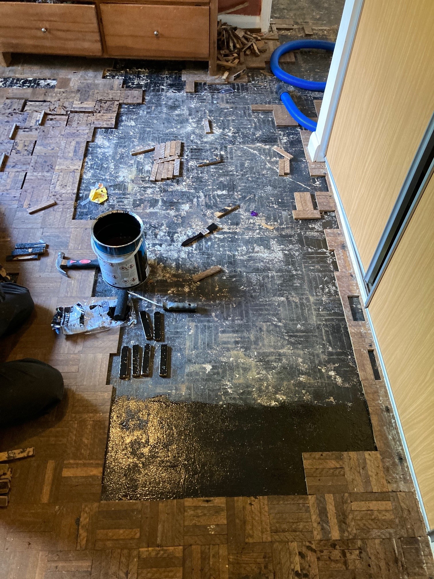 loose mosaic parqet blocks